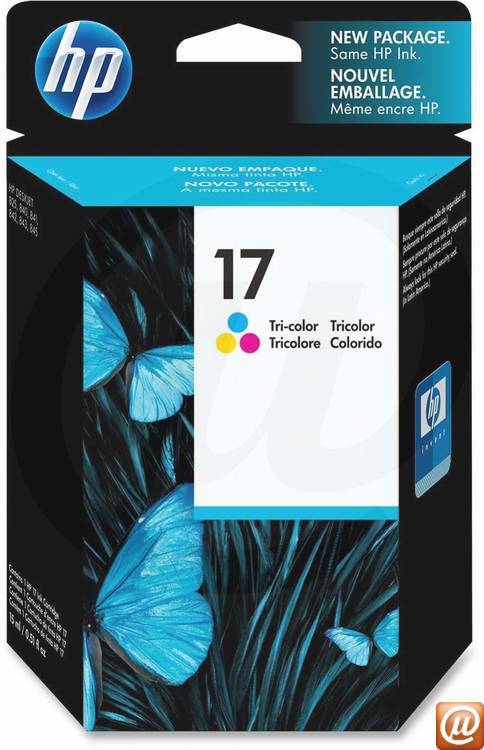 C6625A - Cartucho de tinta original HP 17 Colorido 15ml